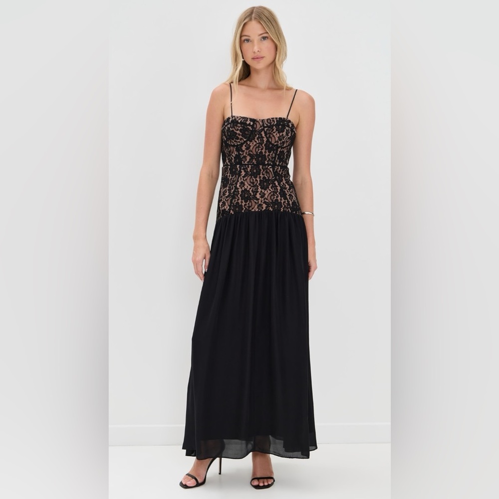 Cami NYC Corsica Black Lace Dress NWT